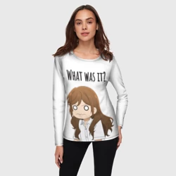 Женский лонгслив 3D Хори из аниме ХориМия - фото 2