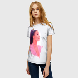 Женская футболка 3D Ариана арт - фото 2