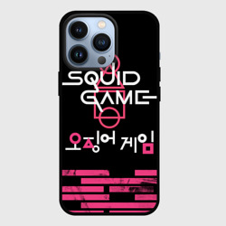 Чехол для iPhone 13 Pro Squid game [all logo]