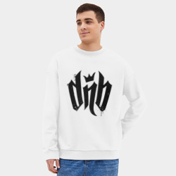 Мужской свитшот oversize без начеса хлопок DnВ - фото 2