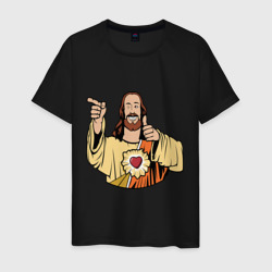 Мужская футболка хлопок Dogma - smile Jesus like