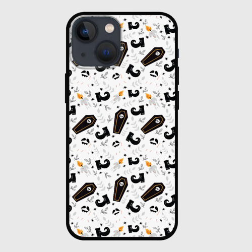 Чехол для iPhone 13 mini Patern Halloween spiders