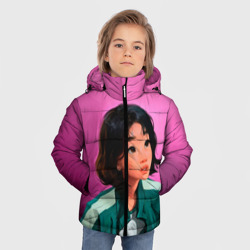 Зимняя куртка для мальчиков 3D 067 игра в кальмара - фото 2