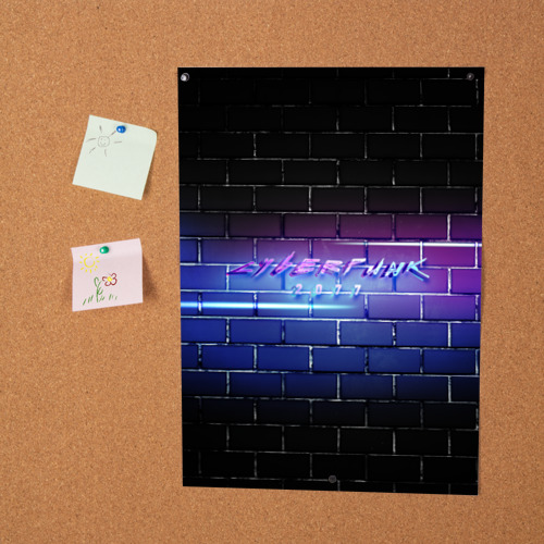 Постер Cyberpunk 2077 Neon - фото 2