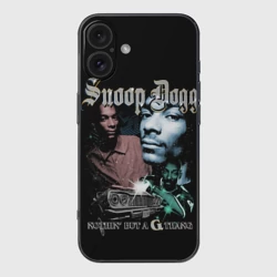 Чехол для iPhone 16 силиконовый с защитой камеры Snoop Doggy Dogg
