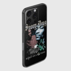 Чехол для iPhone 16 Pro Max силиконовый с защитой камеры Snoop Doggy Dogg - фото 2