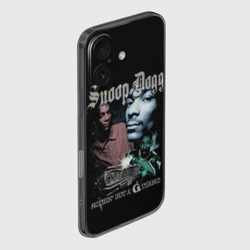 Чехол для iPhone 16 силиконовый с защитой камеры Snoop Doggy Dogg - фото 2