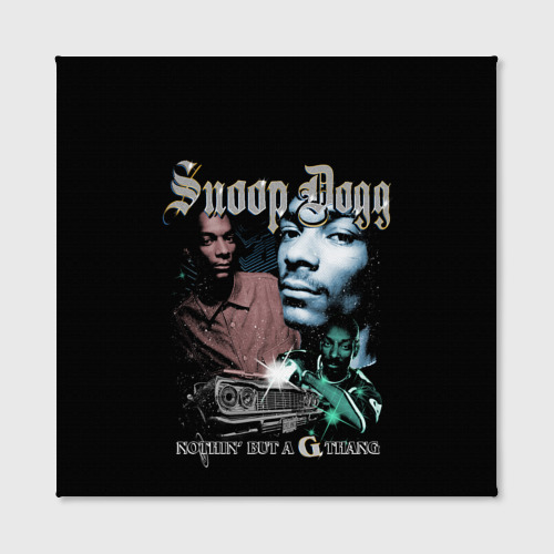 Холст квадратный Snoop Doggy Dogg, цвет 3D печать - фото 2
