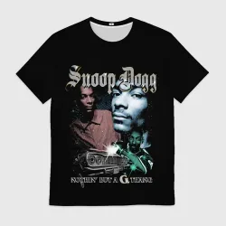 Мужская футболка 3D Snoop Doggy Dogg