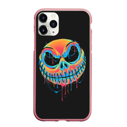 Чехол для iPhone 11 Pro Max матовый Jack Skellington. Paints