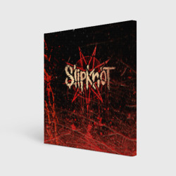 Холст квадратный Слипкнот Гранж Slipknot Grunge