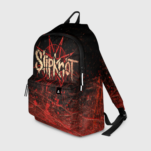 Рюкзак с принтом Слипкнот Гранж Slipknot Grunge, вид спереди №1