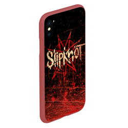 Чехол для iPhone XS Max матовый Слипкнот Гранж Slipknot Grunge - фото 2