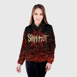 Женская куртка 3D Слипкнот Гранж Slipknot Grunge - фото 2
