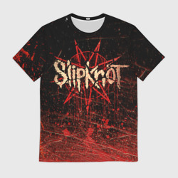 Мужская футболка 3D Слипкнот Гранж Slipknot Grunge