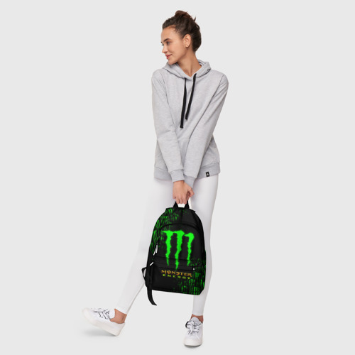 Рюкзак 3D Monster energy neon Монстер неон - фото 7