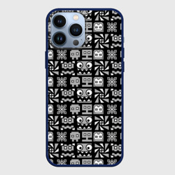 Чехол для iPhone 13 Pro Max Geometry Dash Cubes