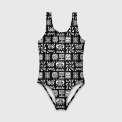 Детский купальник 3D Geometry Dash Cubes - фото 2