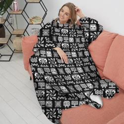 Плед с рукавами Geometry Dash Cubes - фото 2