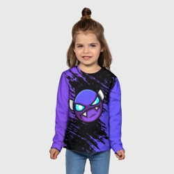 Детский лонгслив 3D Геометри Даш Geometry Dash - фото 2