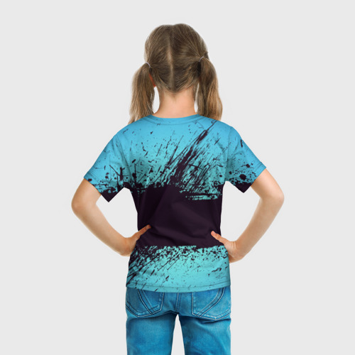 Детская футболка 3D с принтом Привидение!, вид сзади #2
