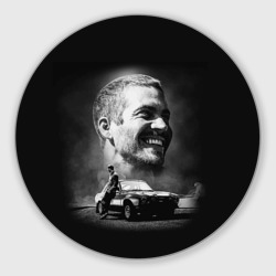 Круглый коврик для мышки Paul Walker