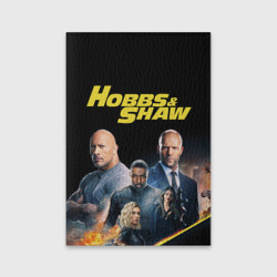 Обложка для паспорта матовая кожа Hobbs & Shaw