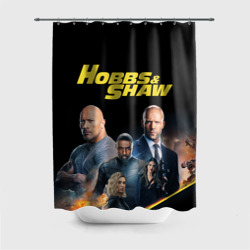 Штора 3D для ванной Hobbs & Shaw