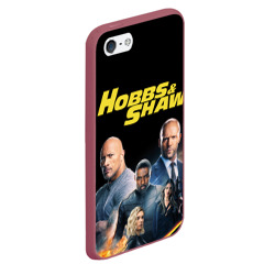 Чехол для iPhone 5/5S матовый Hobbs & Shaw - фото 2