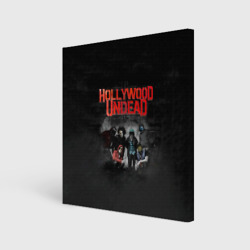 Холст квадратный Hollywood Undead - Голливудская нежить