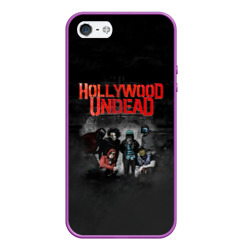 Чехол для iPhone 5/5S матовый Hollywood Undead - Голливудская нежить