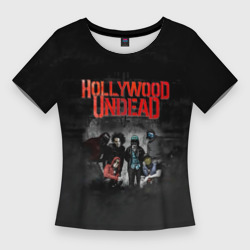 Женская футболка 3D Slim Hollywood Undead - Голливудская нежить