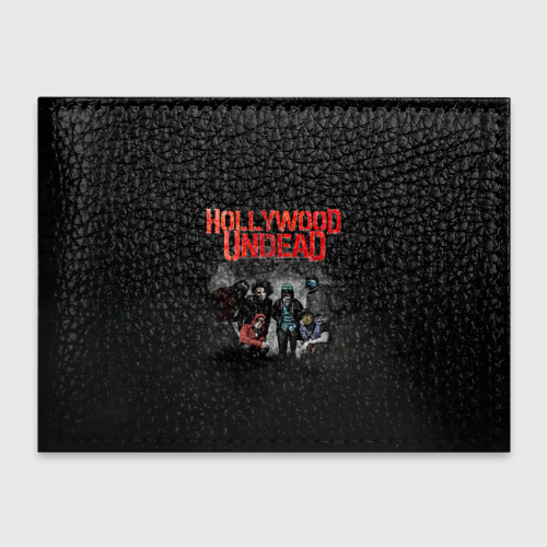 Обложка для студенческого билета Hollywood Undead - Голливудская нежить, цвет оранжевый