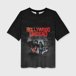 Женская футболка oversize 3D Hollywood Undead - Голливудская нежить