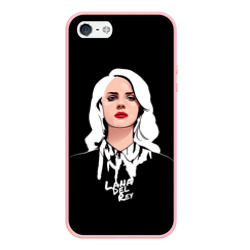 Чехол для iPhone 5/5S матовый Lana Black