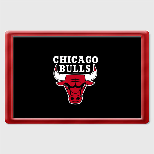 Магнит 45*70 B.C. Chicago Bulls, цвет красный