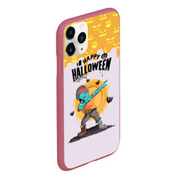 Чехол для iPhone 11 Pro Max матовый Dab zombie halloween - фото 2