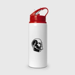 Бутылка для воды с трубочкой Ленин Владимир Ильич