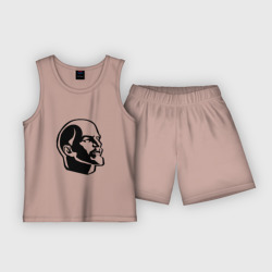Детская пижама с шортами хлопок Ленин Владимир Ильич