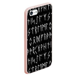 Чехол для iPhone 5/5S матовый Славянские скандинавские руны рунический алфавит - фото 2