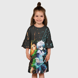 Детское платье 3D Гон и Киллуа - фото 2