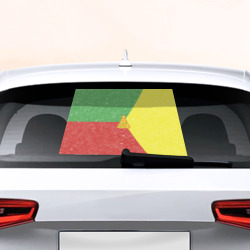 Наклейка на авто - для заднего стекла Колба на фоне АПВ 3.1.8