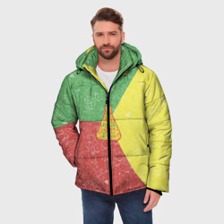 Мужская зимняя куртка 3D Колба на фоне АПВ 3.1.8 - фото 2
