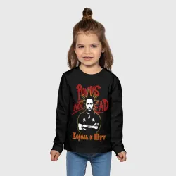 Детский лонгслив 3D Punk's Not Dead КиШ - фото 2