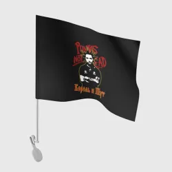 Флаг для автомобиля Punk's Not Dead КиШ