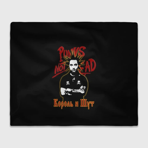 Плед 3D Punk's Not Dead КиШ