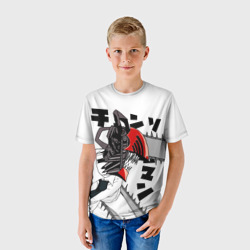 Детская футболка 3D Chainsaw Man - Человек-бензопила - фото 2