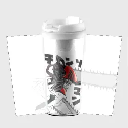 Термокружка-непроливайка Chainsaw Man - Человек-бензопила - фото 2