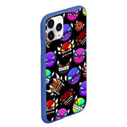 Чехол для iPhone 11 Pro Max матовый Geometry Dash Demons - фото 2