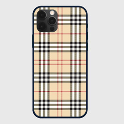 Клетчатый принт в стиле Burberry – Чехол для iPhone 12 Pro с принтом купить